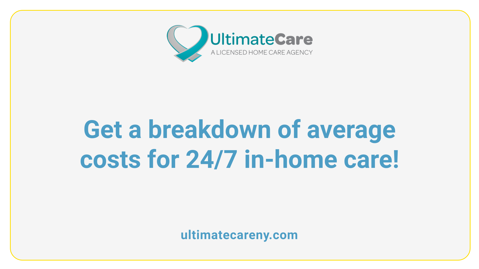 Get a breakdown of average costs for 24/7 in-home care!