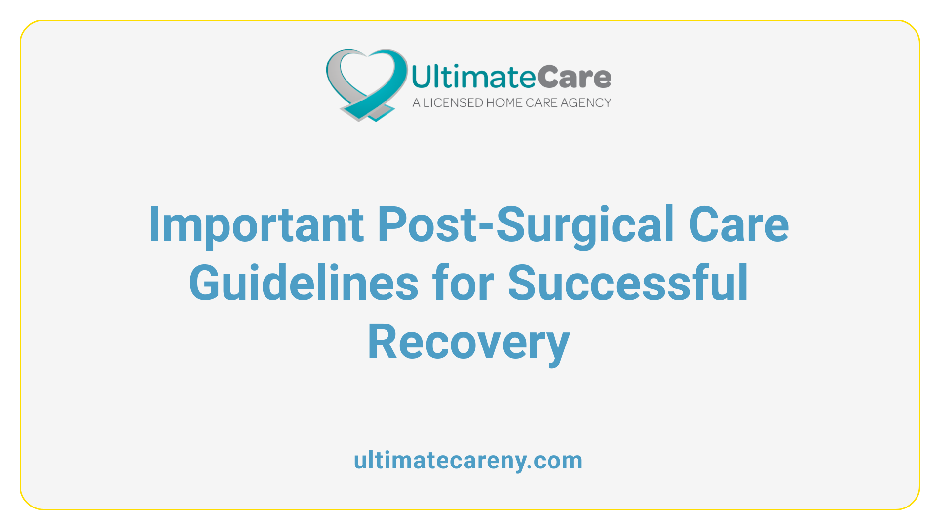 Important Post-Surgical Care Guidelines for Successful Recovery