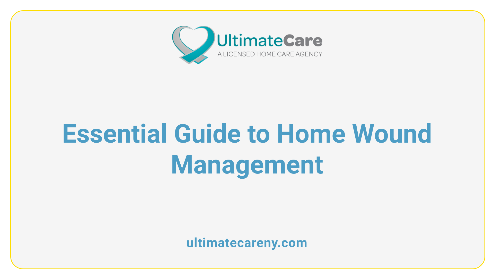 Essential Guide to Home Wound Management