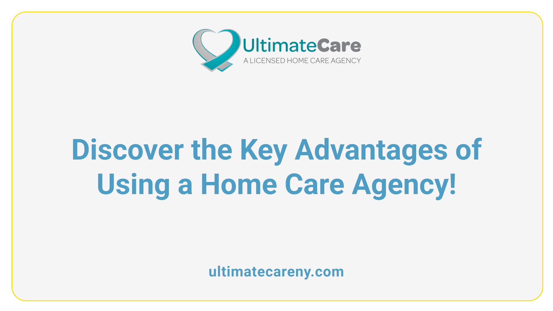 Discover the Key Advantages of Using a Home Care Agency!