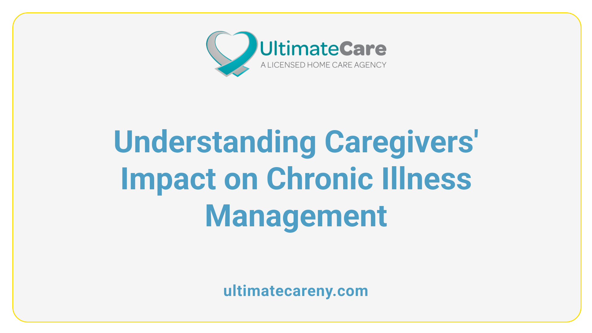 Understanding Caregivers' Impact on Chronic Illness Management