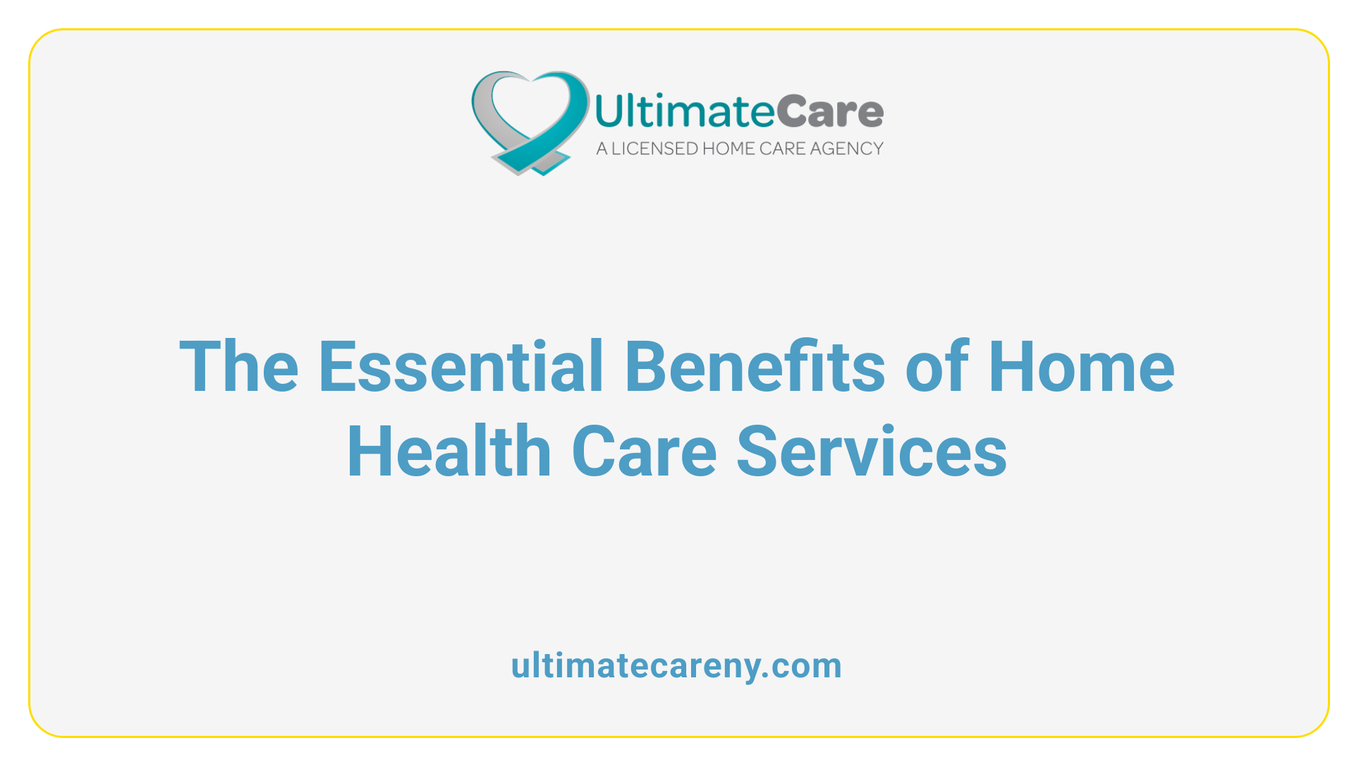 The Essential Benefits of Home Health Care Services
