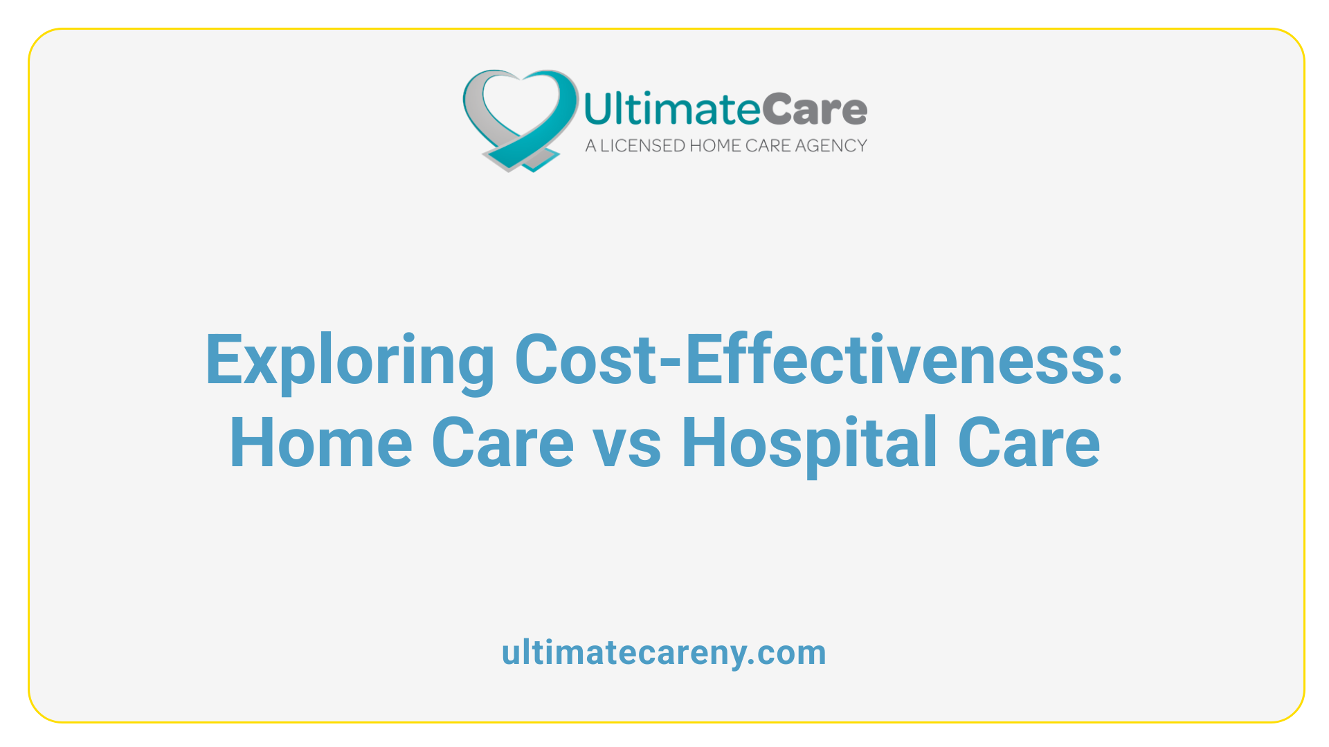Exploring Cost-Effectiveness: Home Care vs Hospital Care