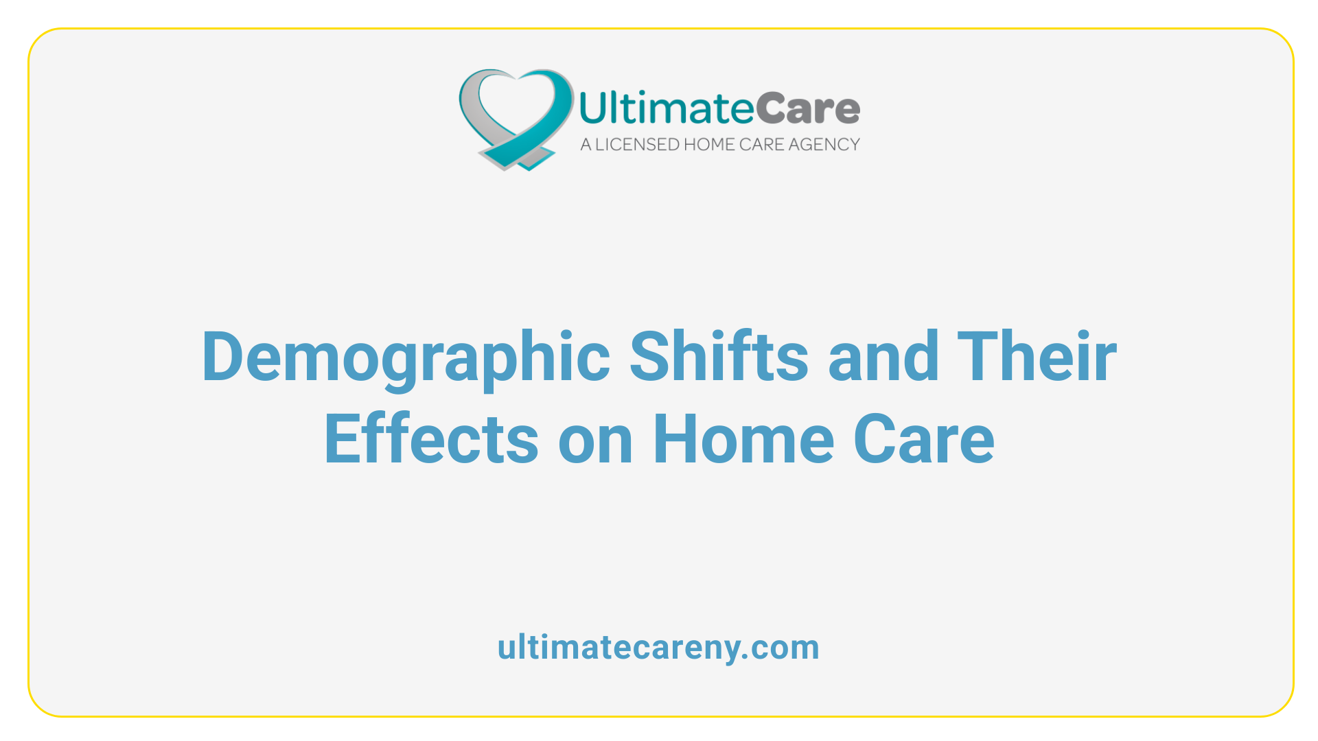 Demographic Shifts and Their Effects on Home Care