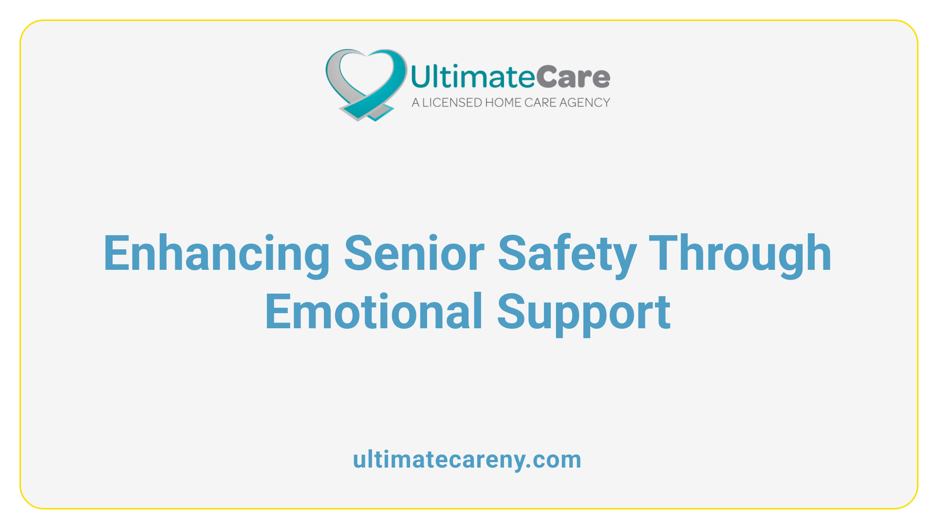Enhancing Senior Safety Through Emotional Support