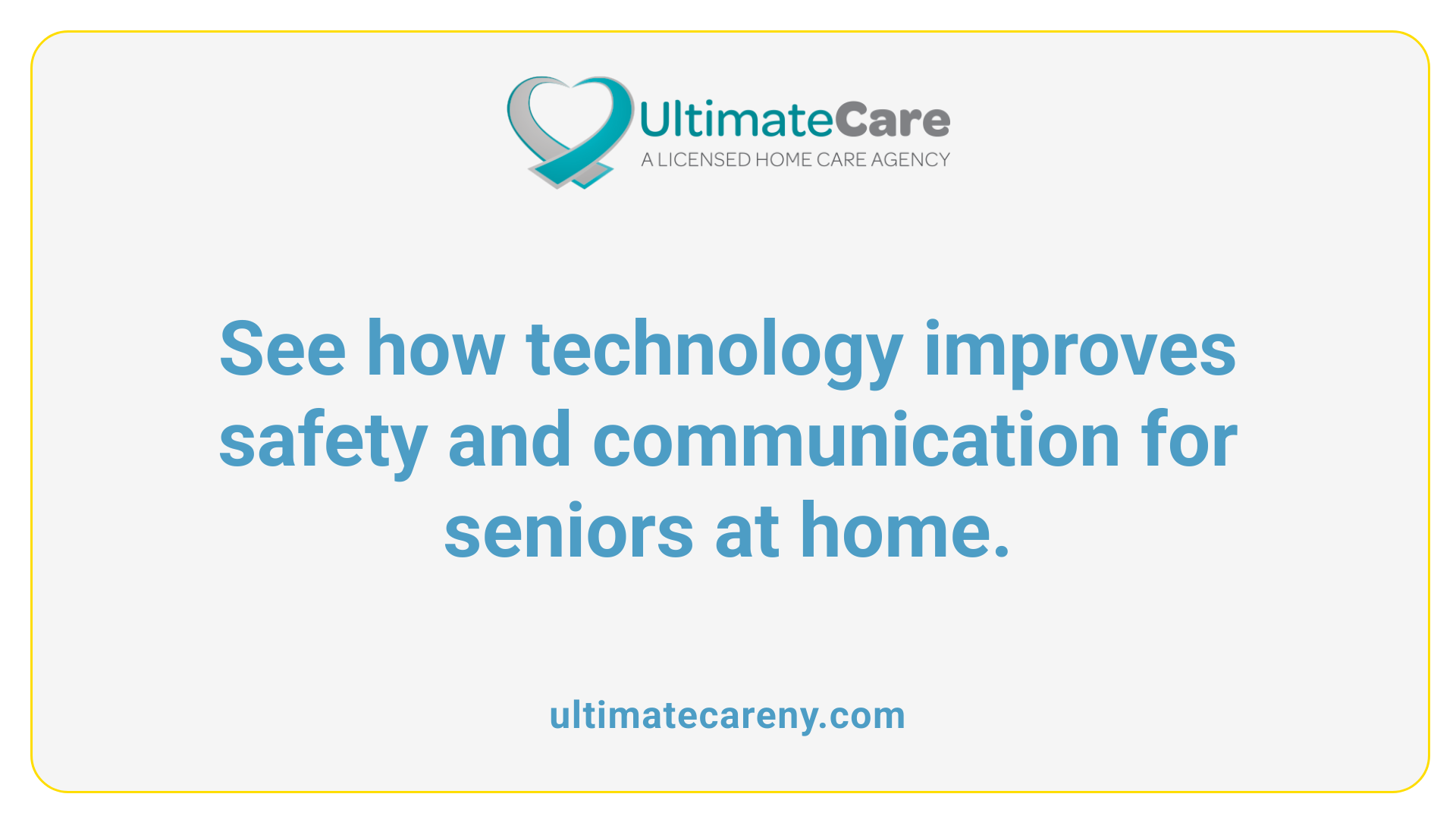 See how technology improves safety and communication for seniors at home.