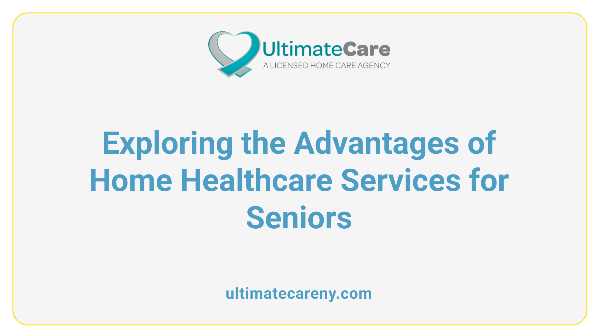 Exploring the Advantages of Home Healthcare Services for Seniors