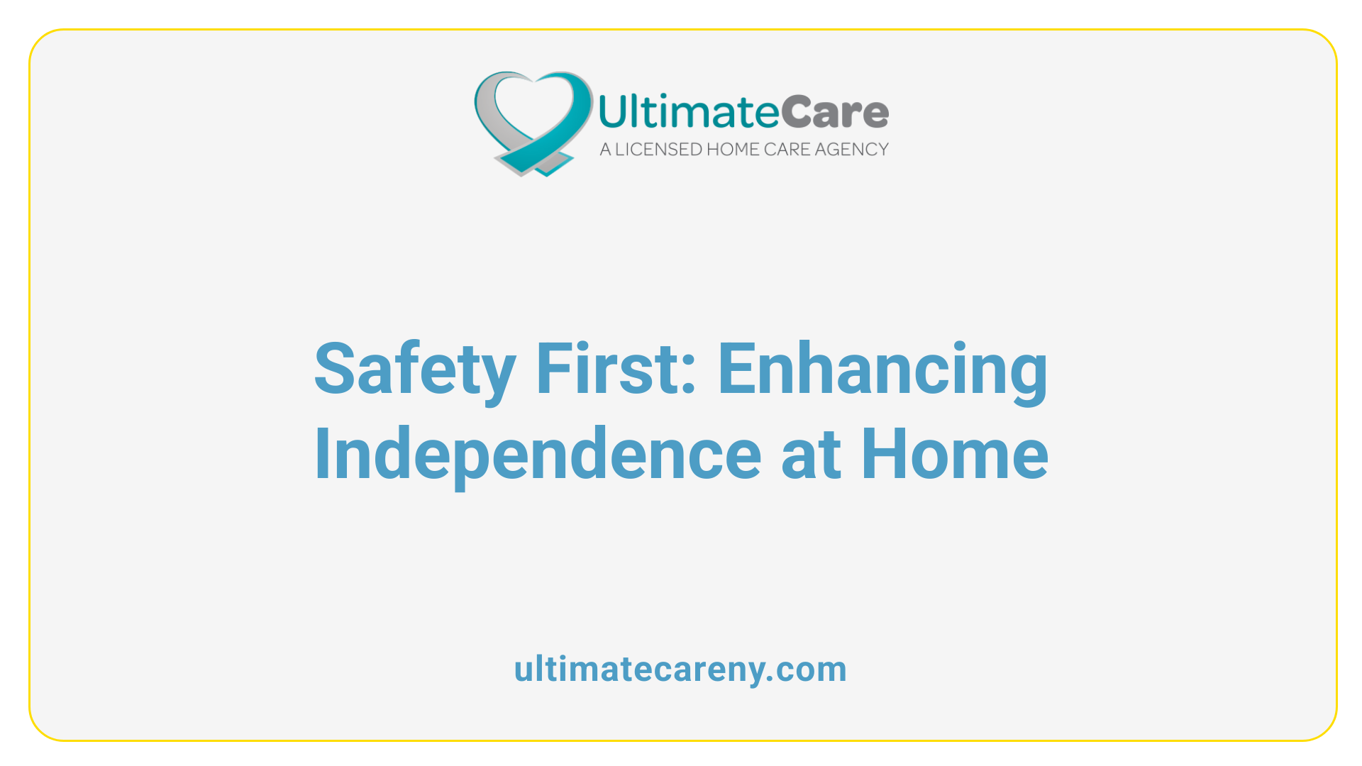 Safety First: Enhancing Independence at Home