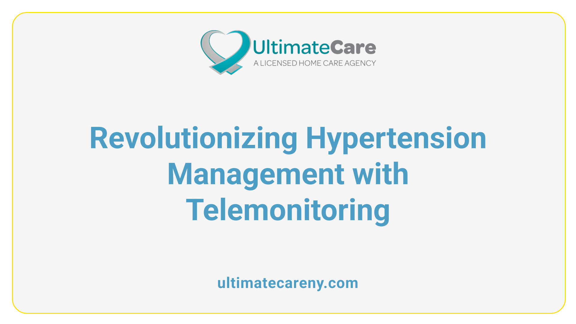 Revolutionizing Hypertension Management with Telemonitoring