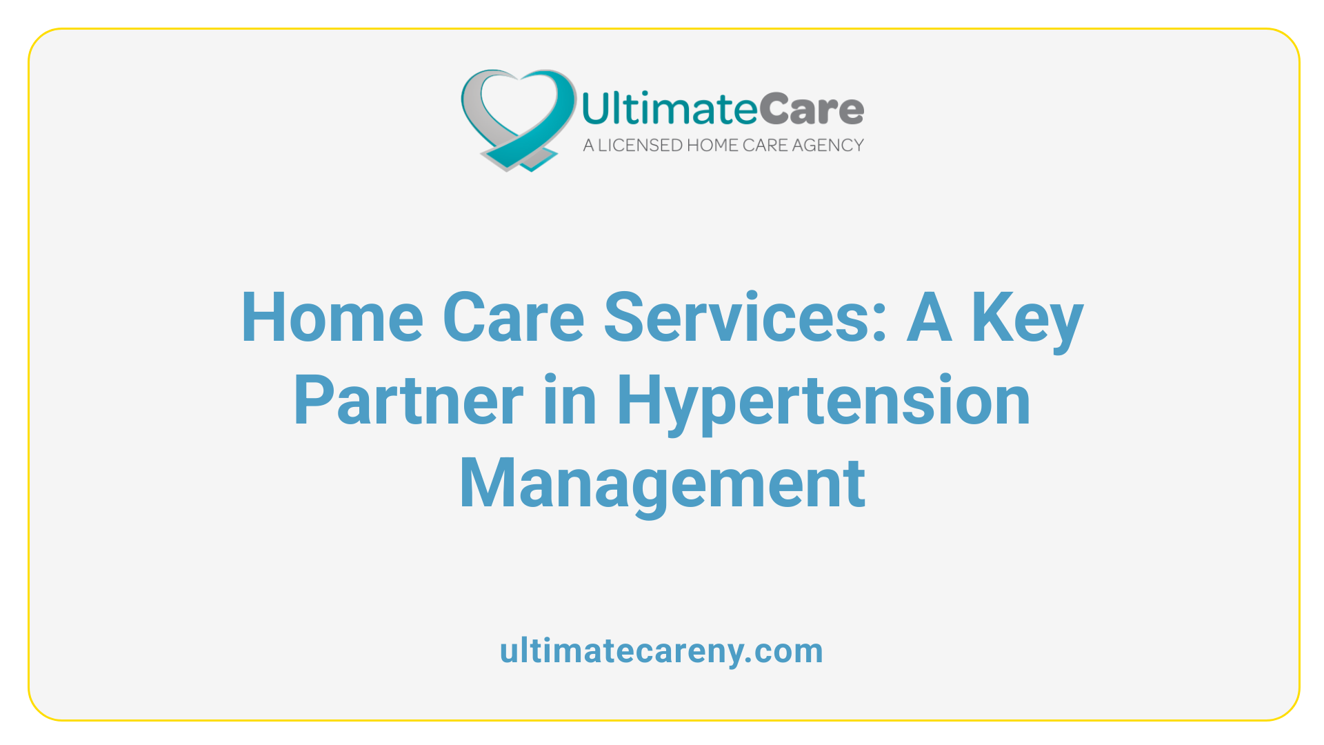 Home Care Services: A Key Partner in Hypertension Management