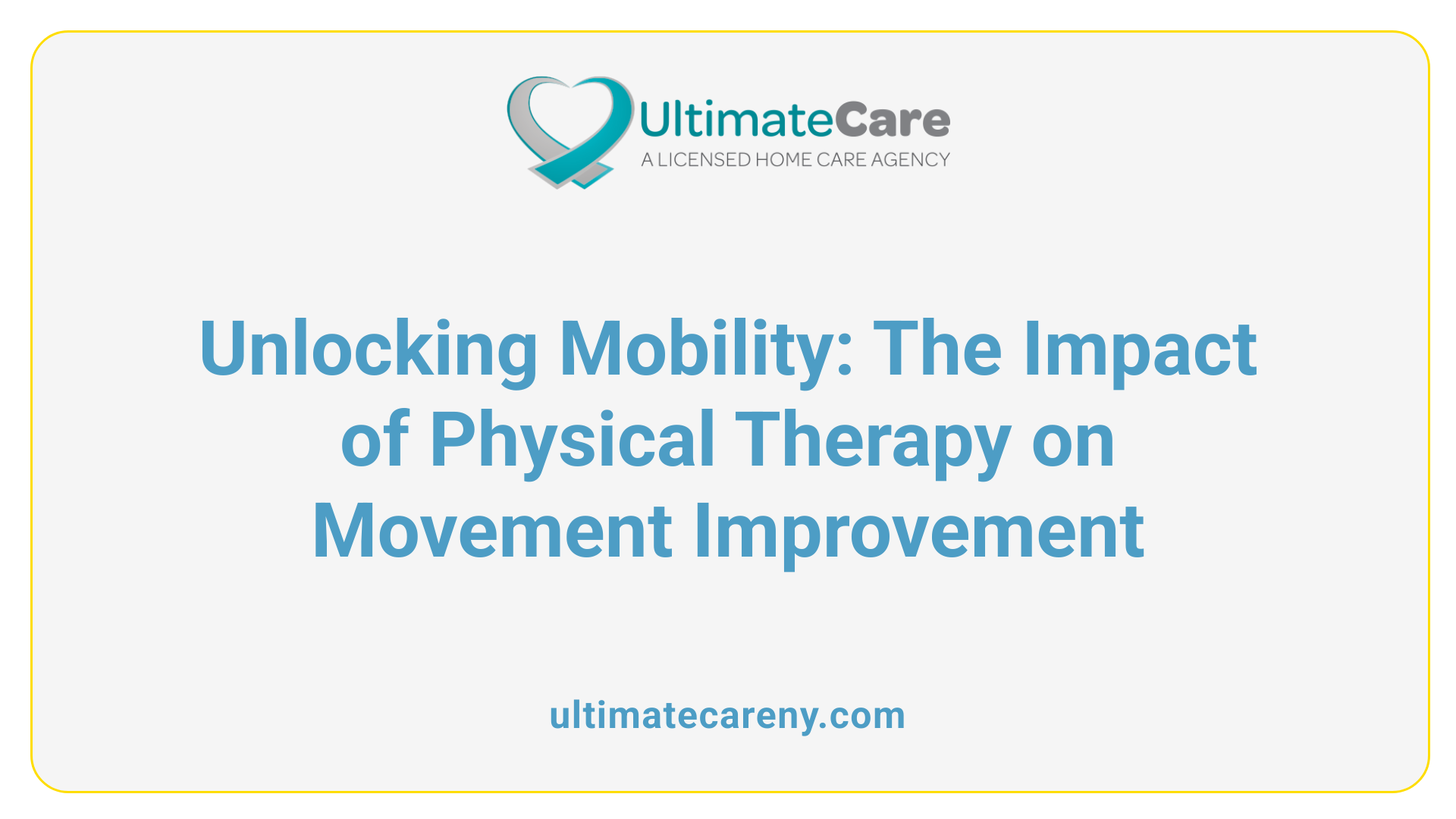 Unlocking Mobility: The Impact of Physical Therapy on Movement Improvement