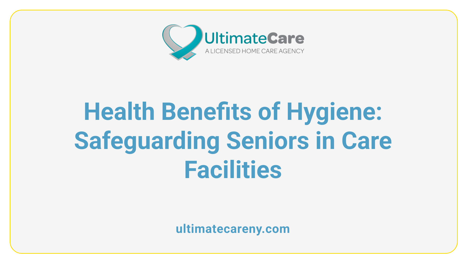 Health Benefits of Hygiene: Safeguarding Seniors in Care Facilities