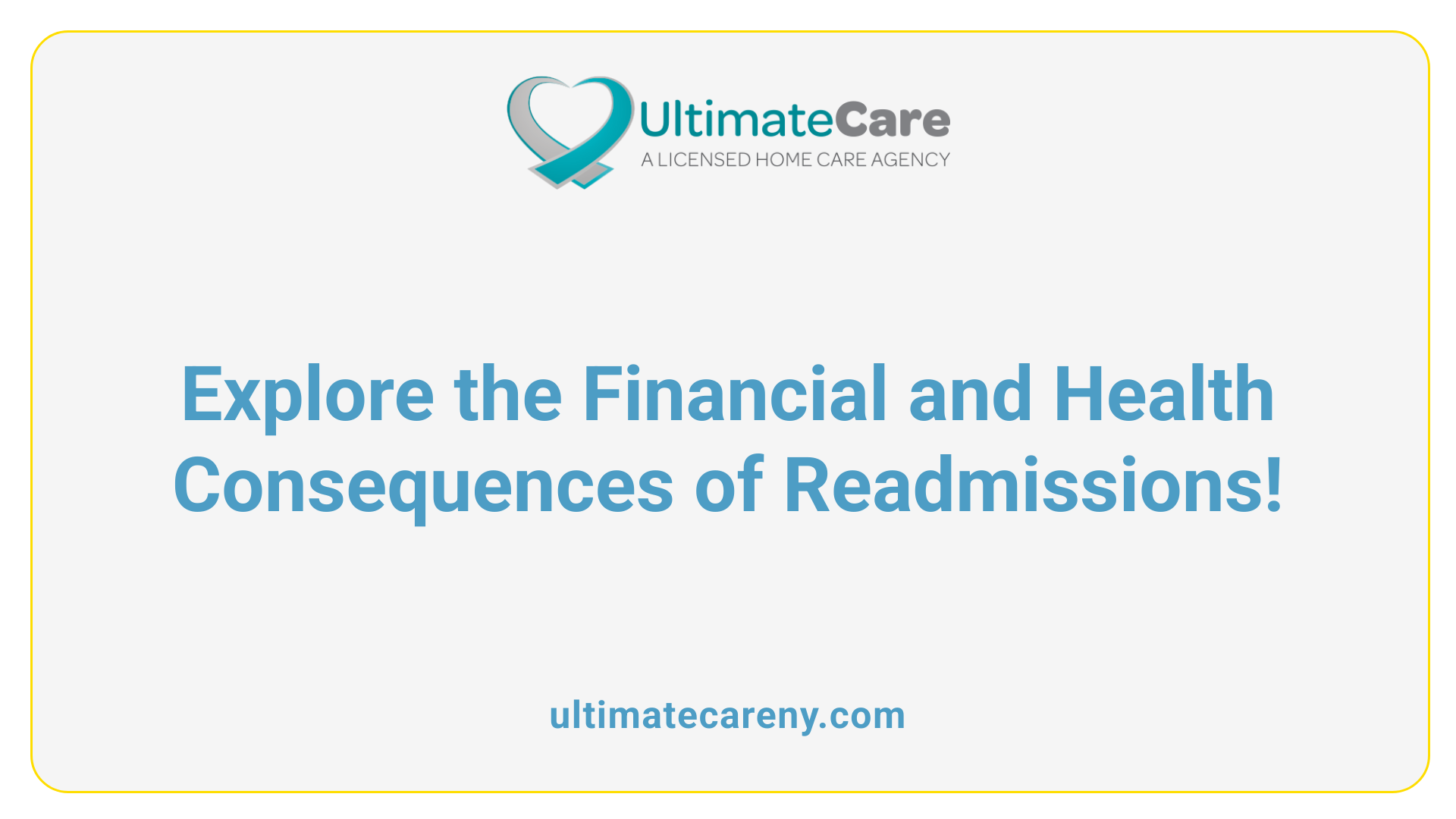 Explore the Financial and Health Consequences of Readmissions!