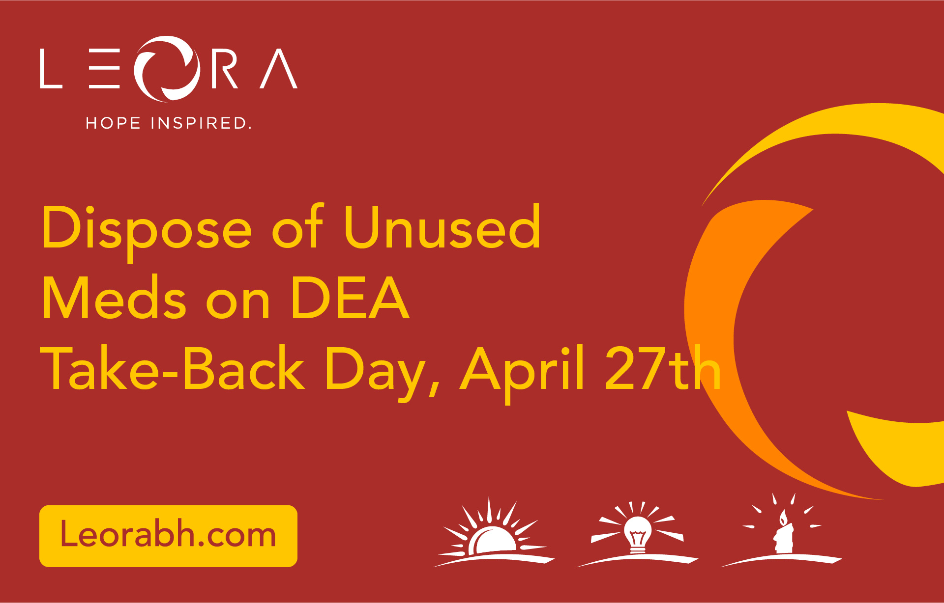Dispose of Unused Meds on DEA Take-Back Day, April 27th