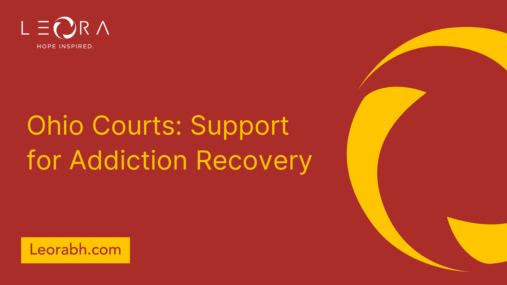 Ohio Courts: Support for Addiction Recovery