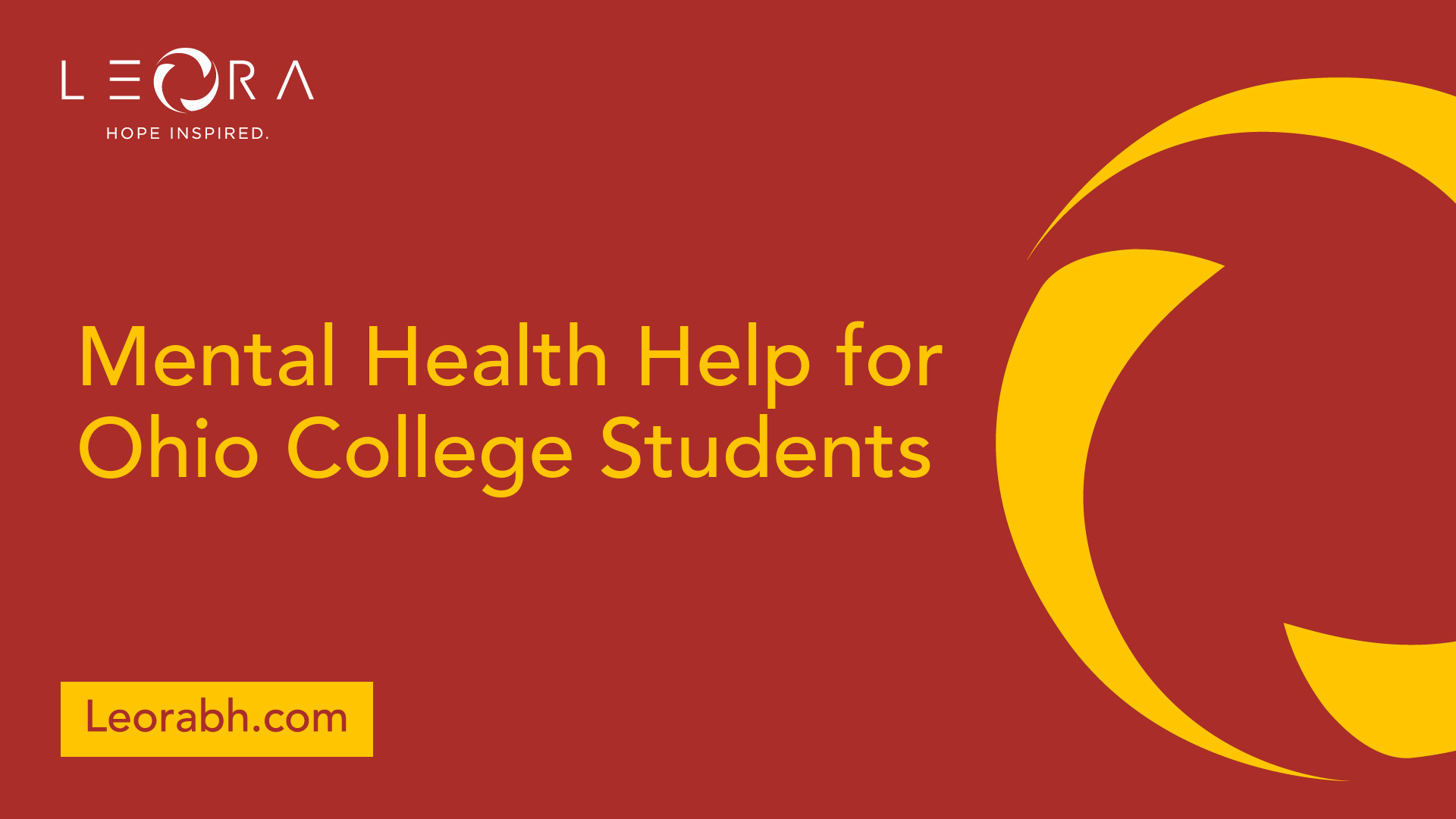 Mental Health Help for Ohio College Students