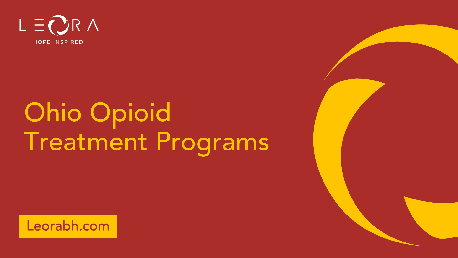Ohio Opioid Treatment Programs