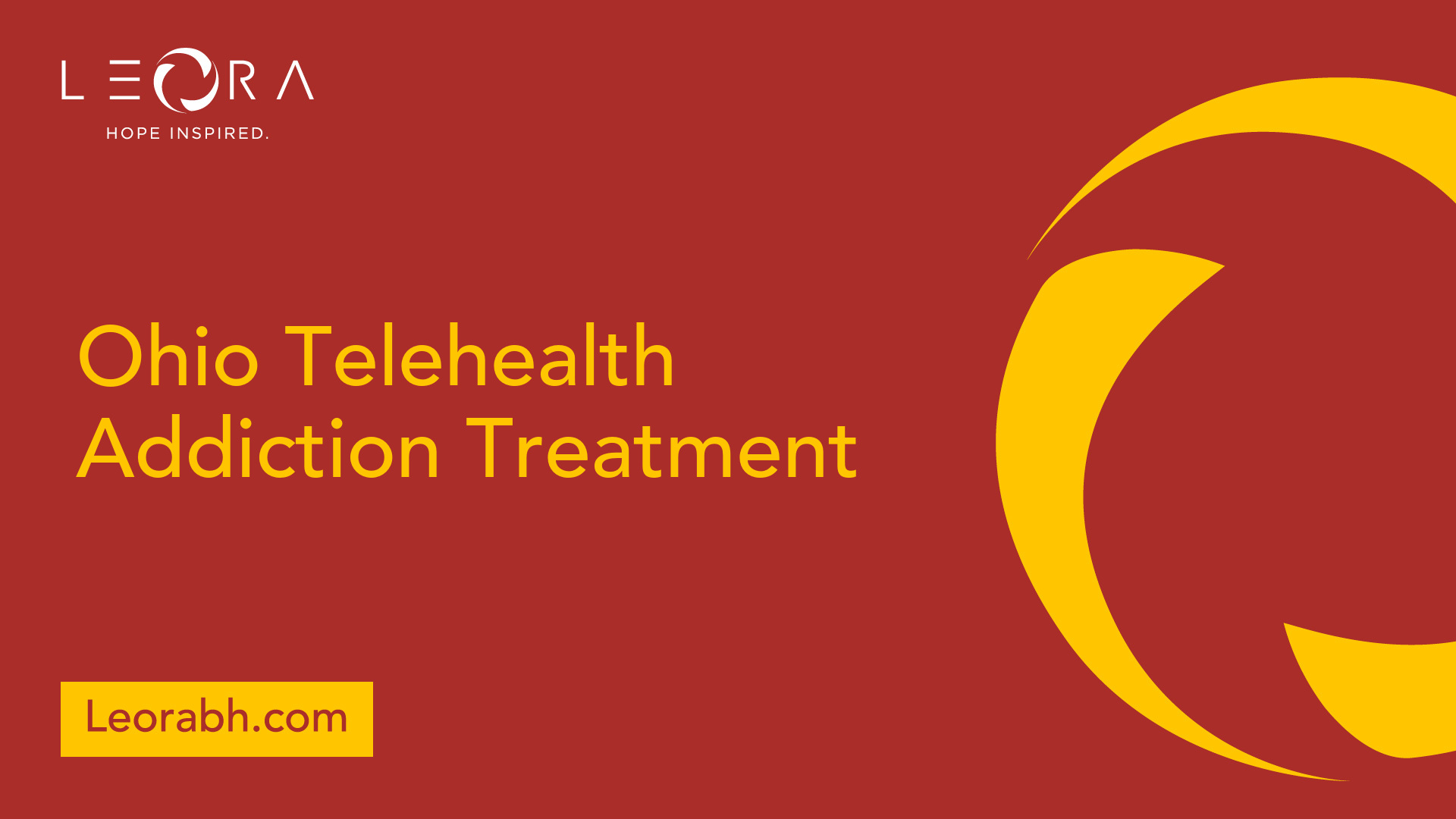 Ohio Telehealth Addiction Treatment