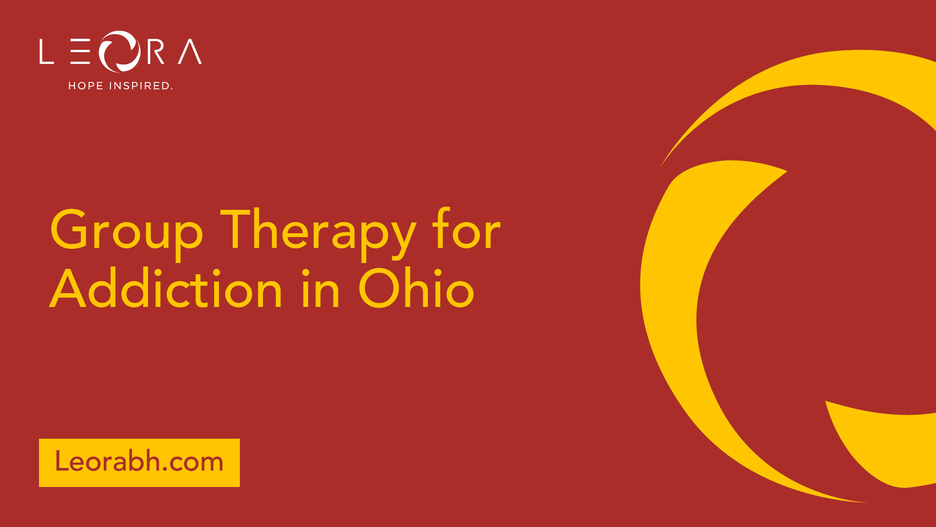 Group Therapy for Addiction in Ohio