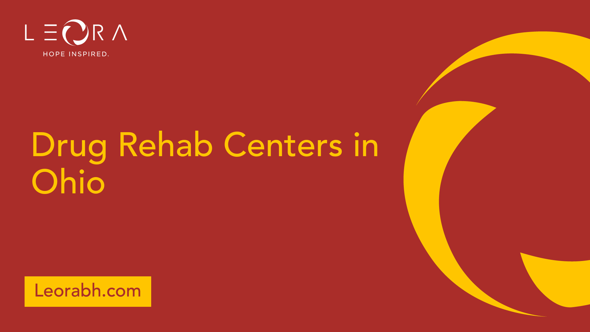 Drug Rehabilitation Centers in Ohio