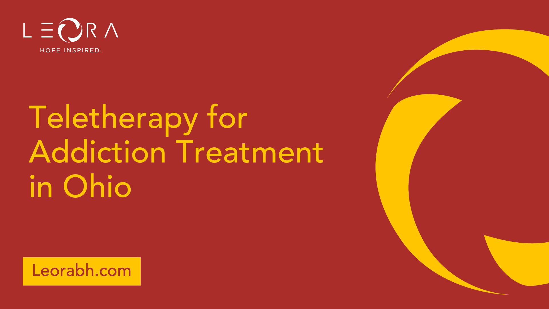 Teletherapy for Addiction Treatment in Ohio