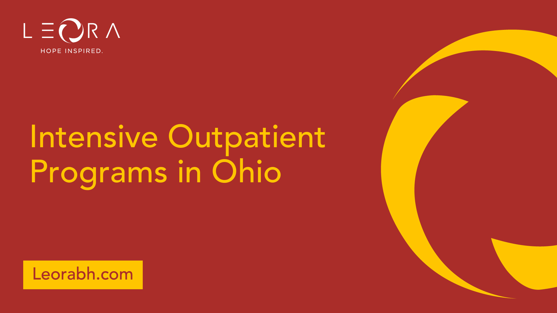 Intensive Outpatient Programs in Ohio