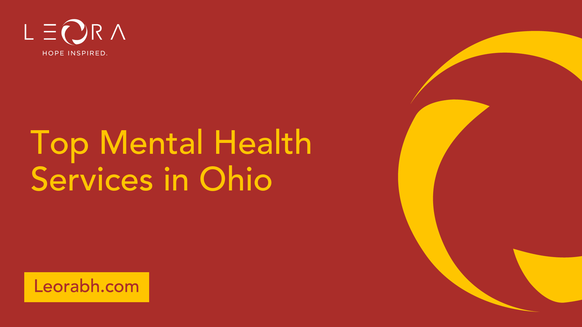 Top Mental Health Services in Ohio