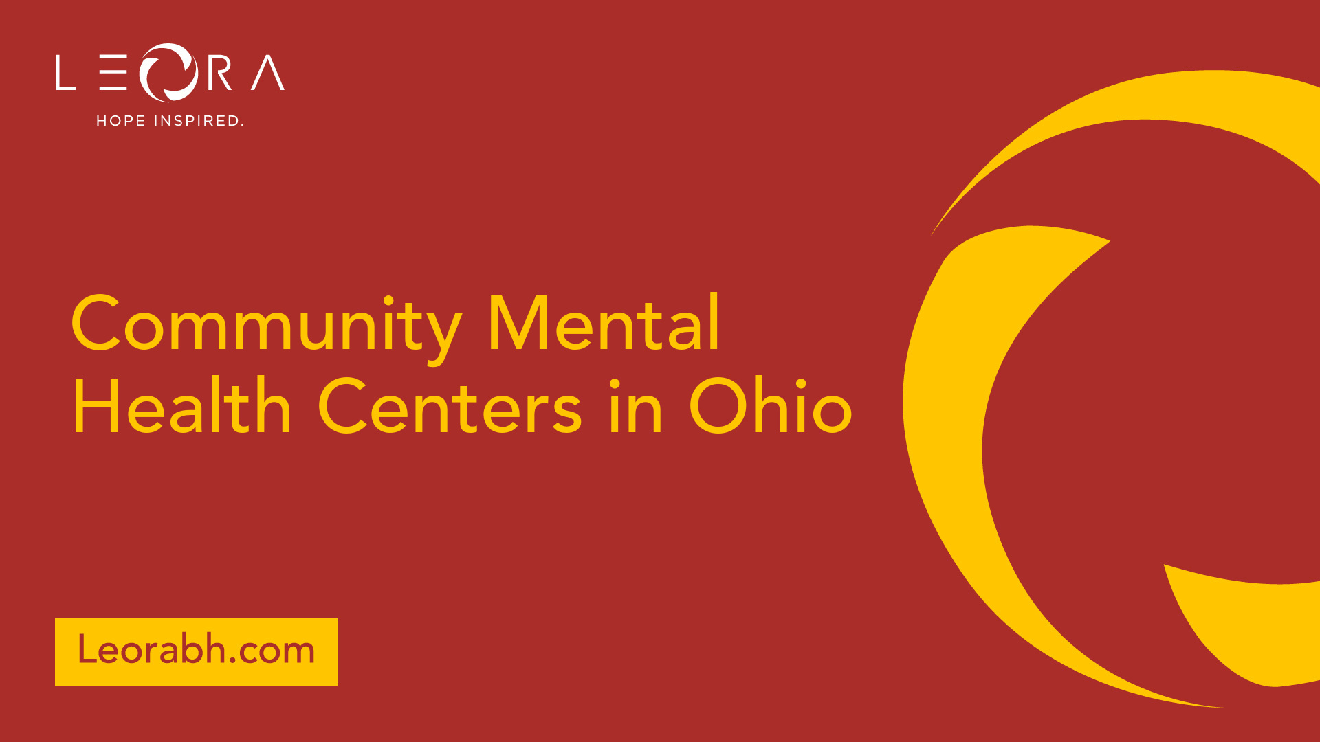 Community Mental Health Centers in Ohio