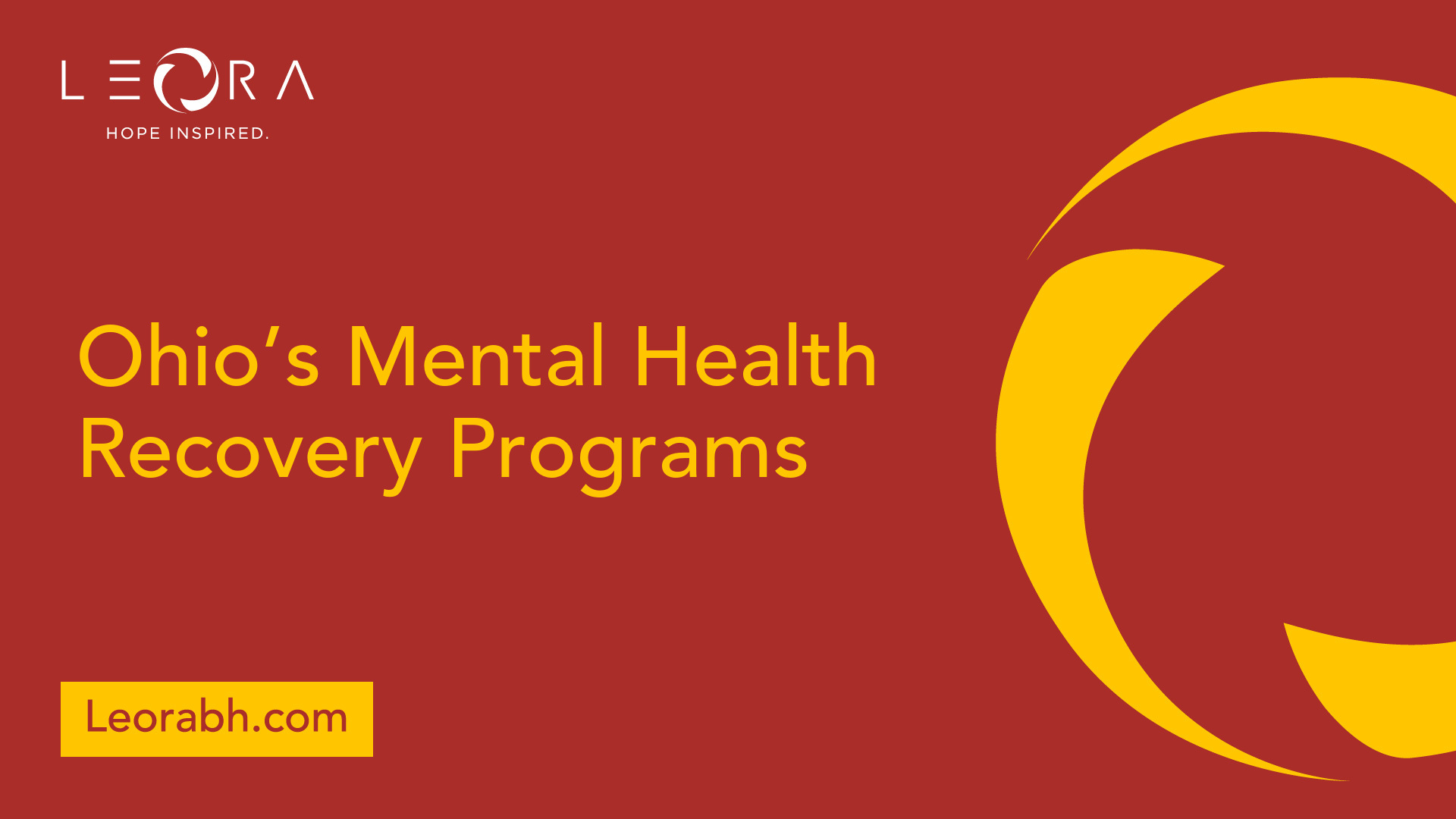 Ohio’s Mental Health Recovery Programs