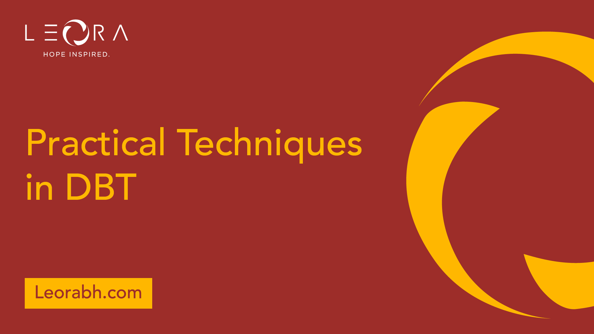 Dialectical Behavior Therapy for stress management