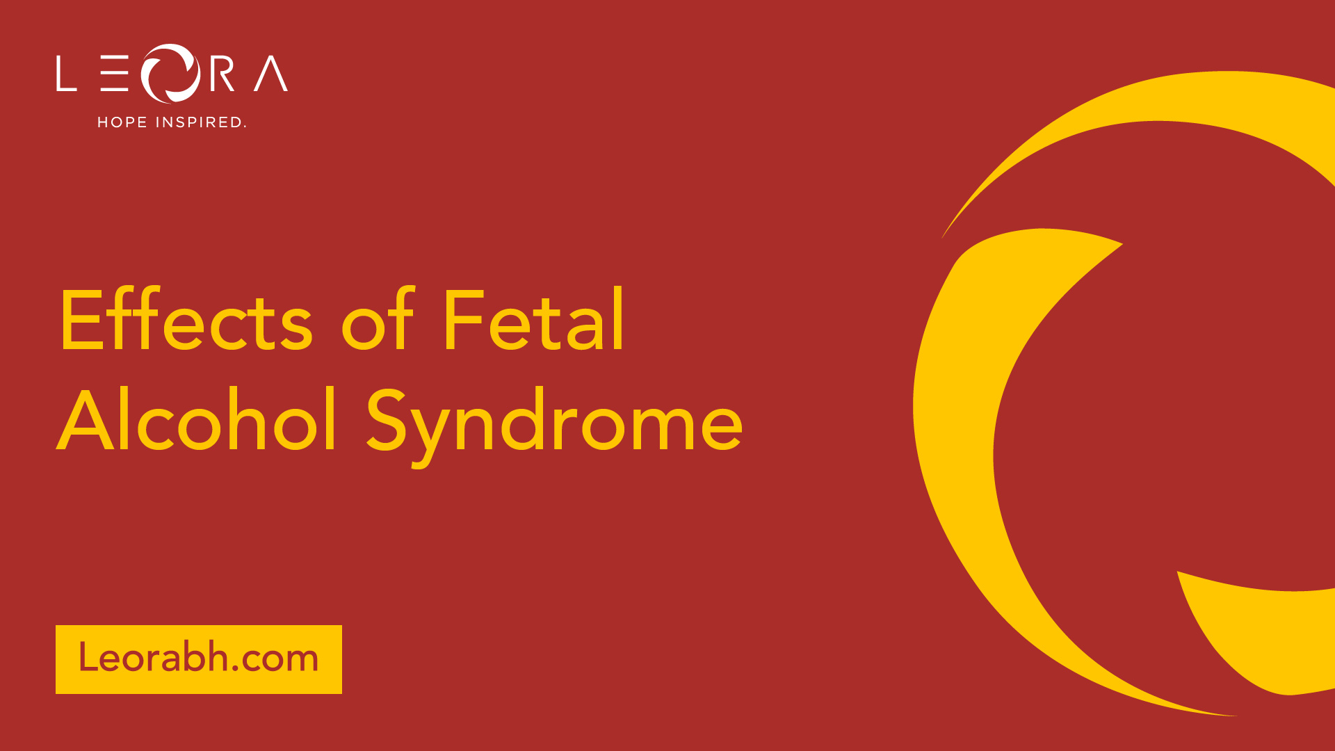banner of effects of fetal alcohol syndrome