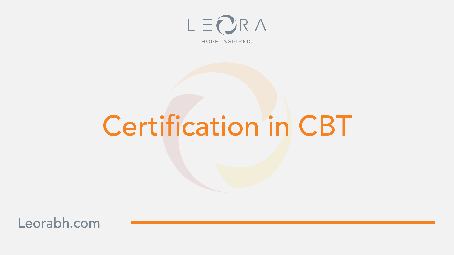 banner of certification in CBT