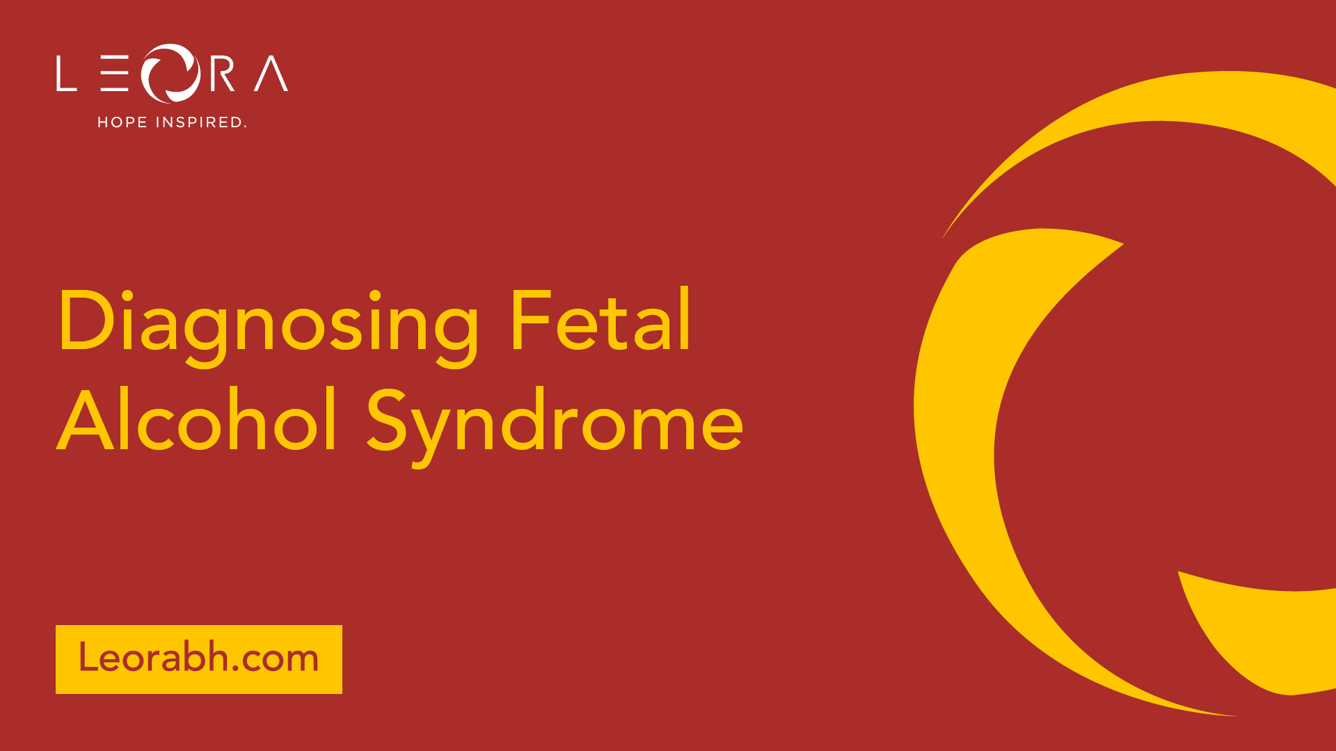 banner of female fetal alcohol syndrome