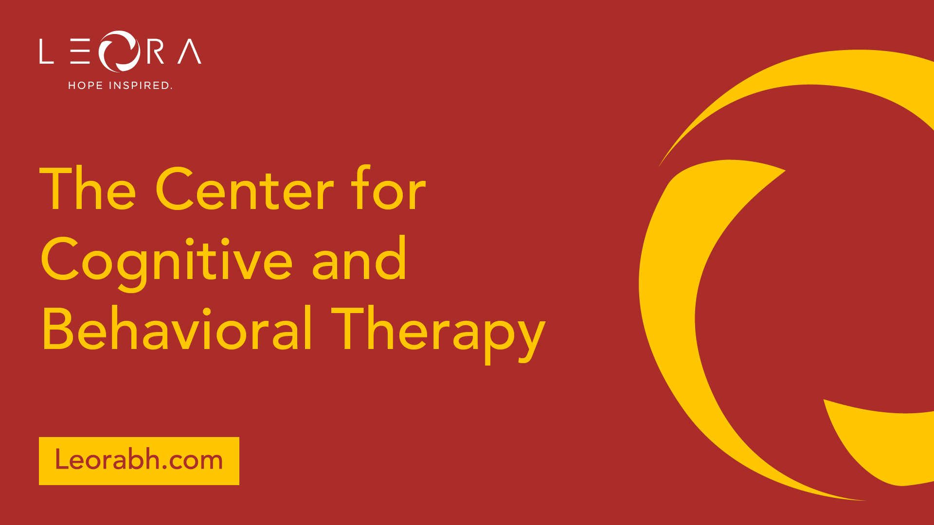 banner of CBT therapy