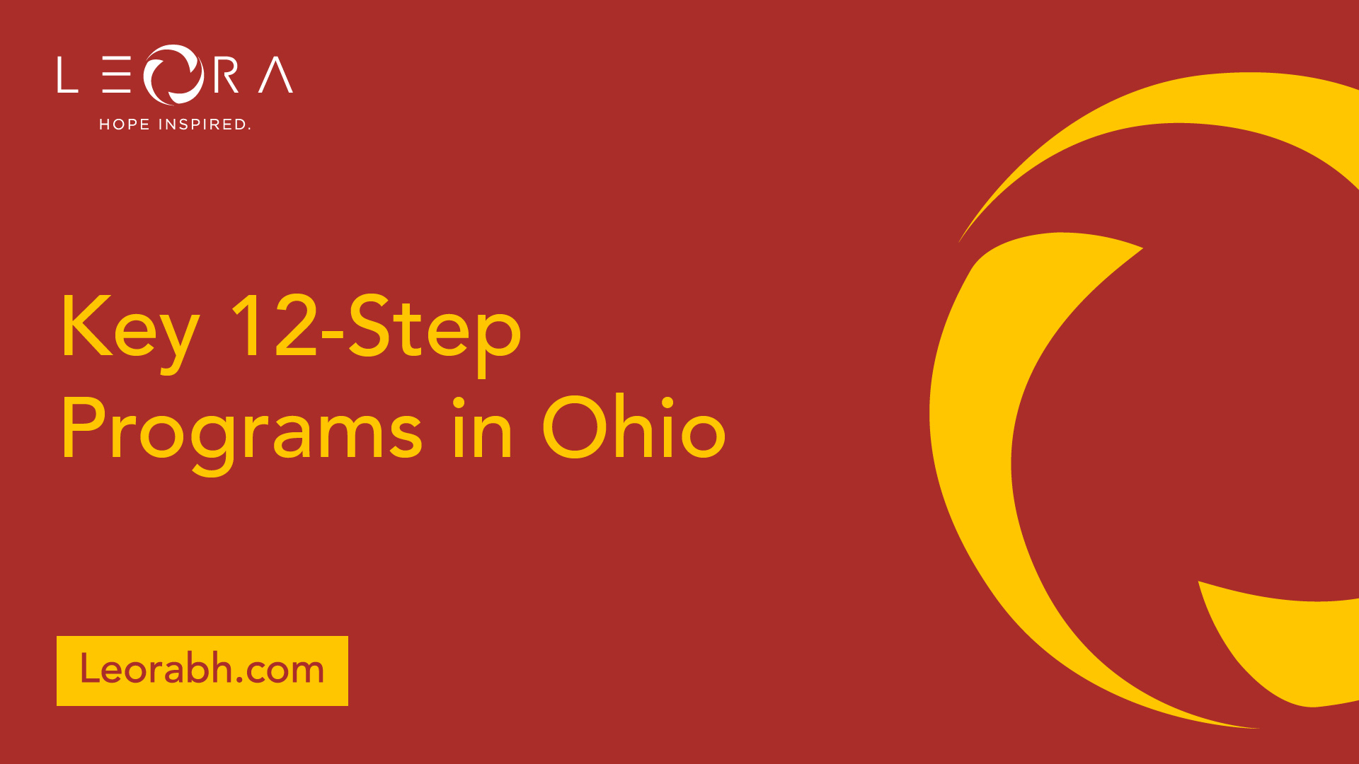 12-Step Therapy Programs in Ohio