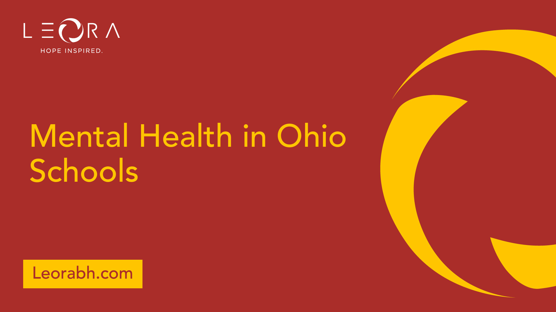 Mental Health in Ohio Schools