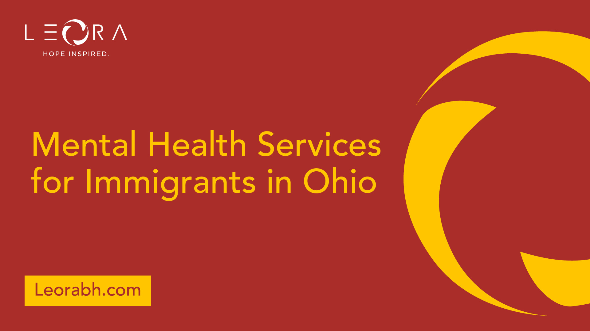 Mental Health Services for Immigrants in Ohio