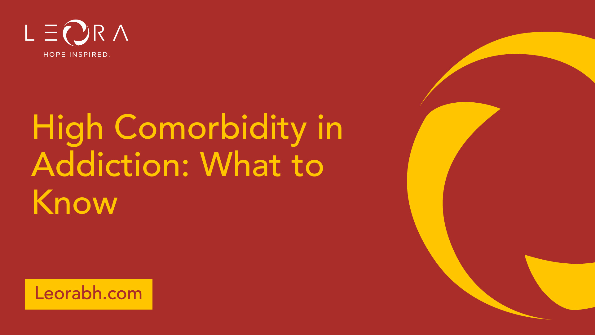 High Comorbidity in Addiction: What to Know