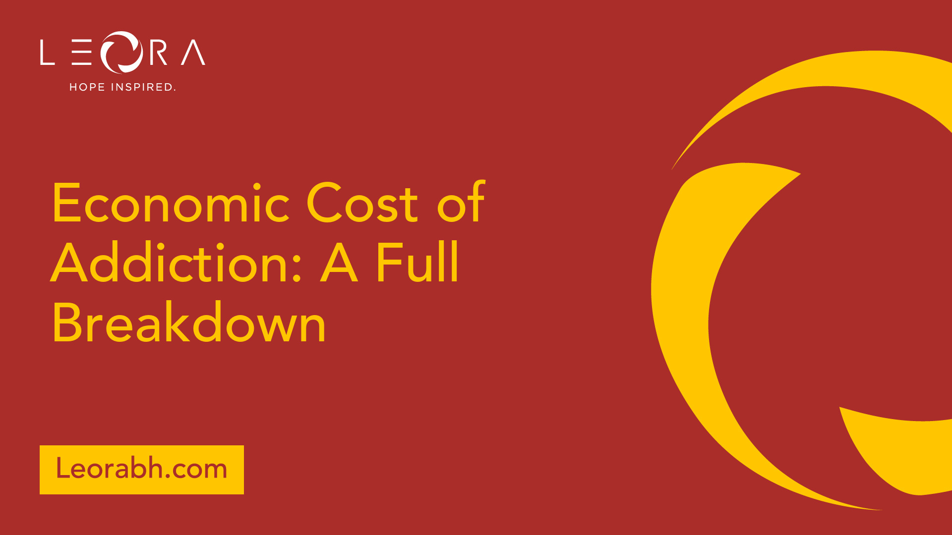Economic Cost of Addiction: A Full Breakdown
