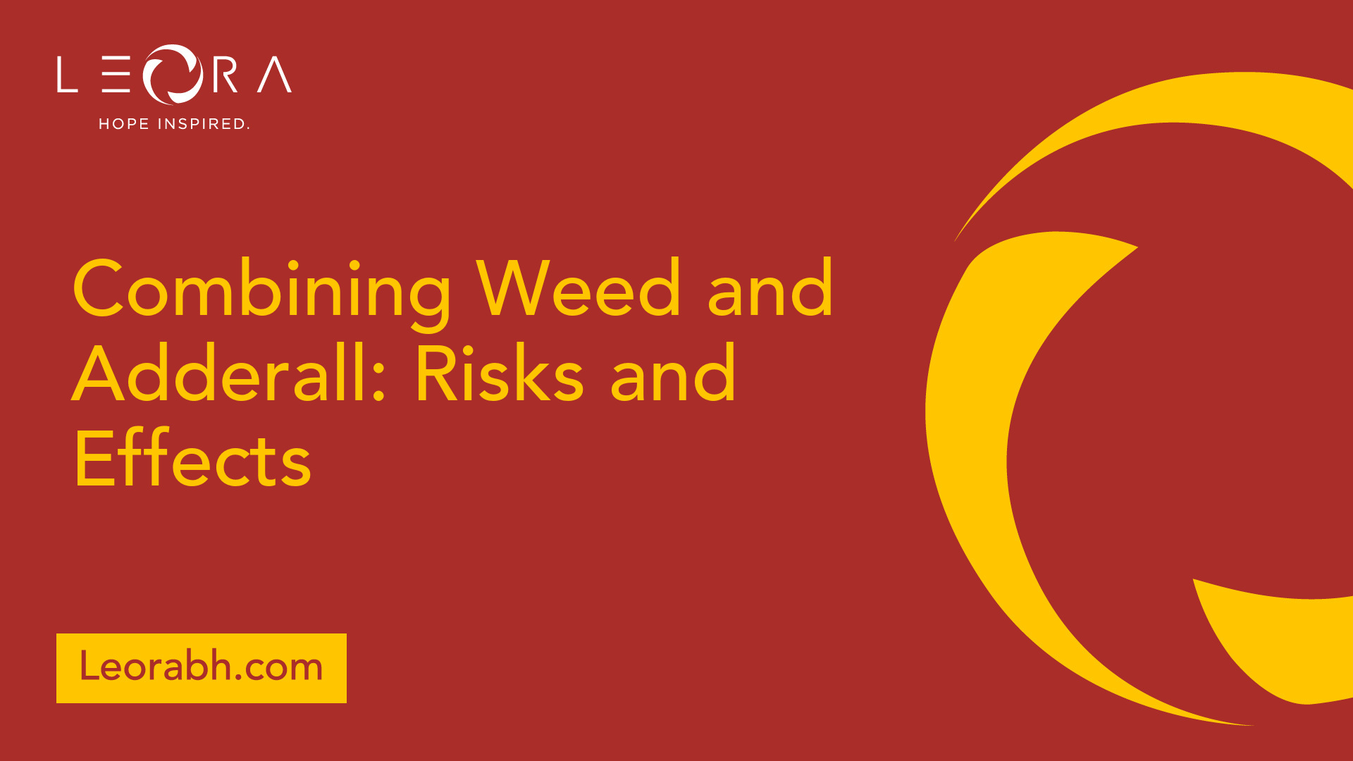 Combining Weed and Adderall: Risks and Effects