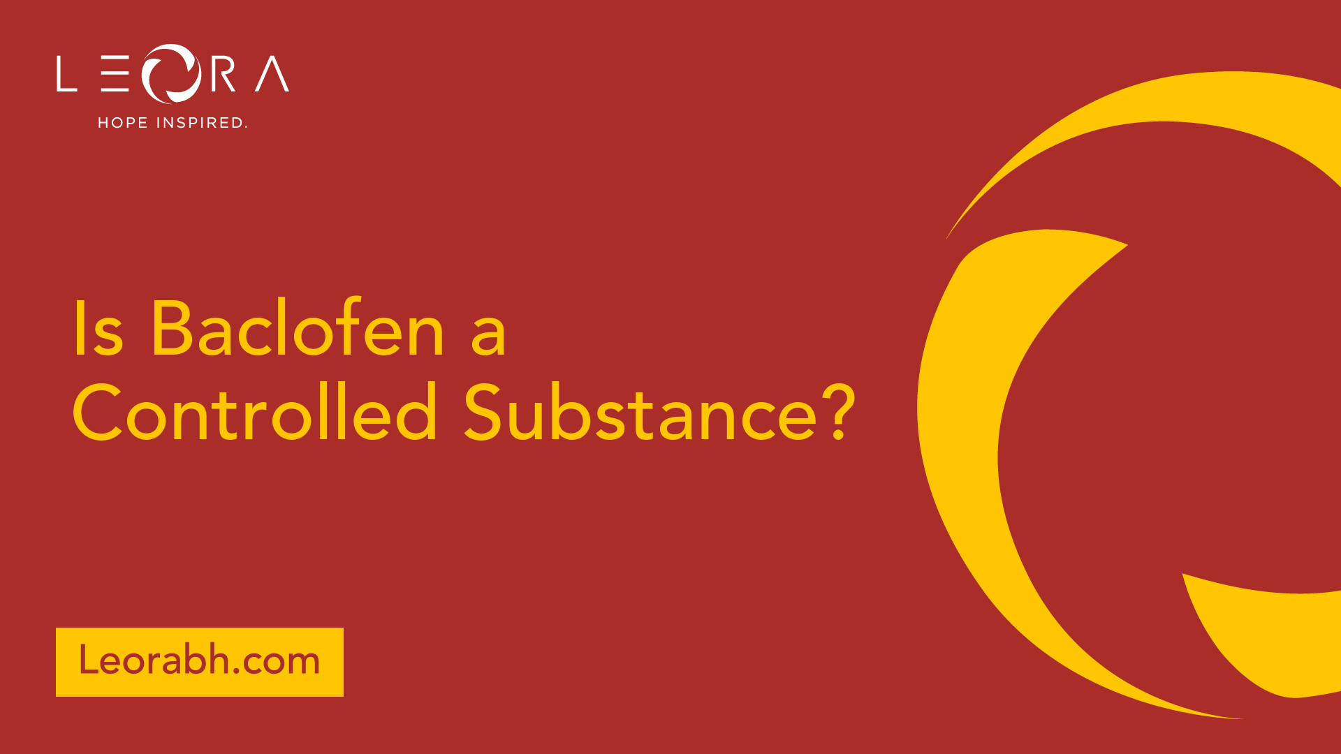 Is Baclofen a Controlled Substance?