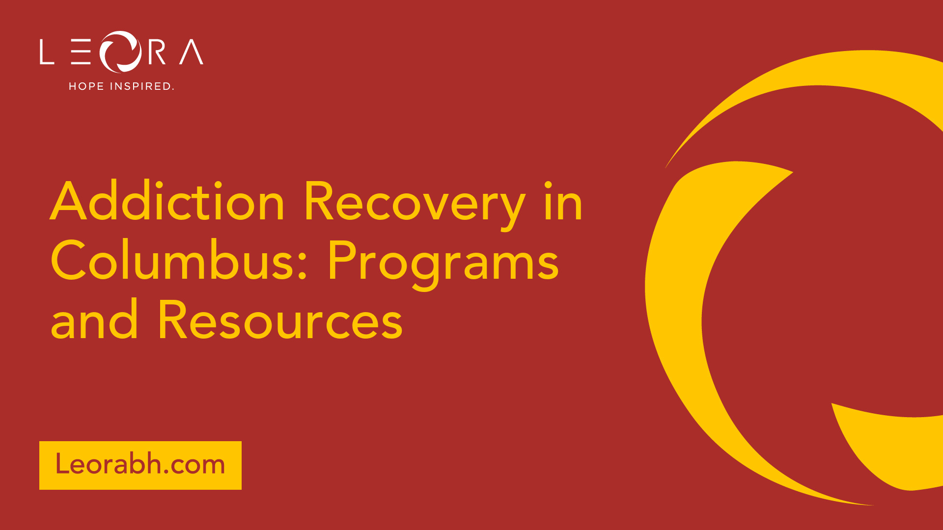 Addiction Recovery in Columbus: Programs and Resources