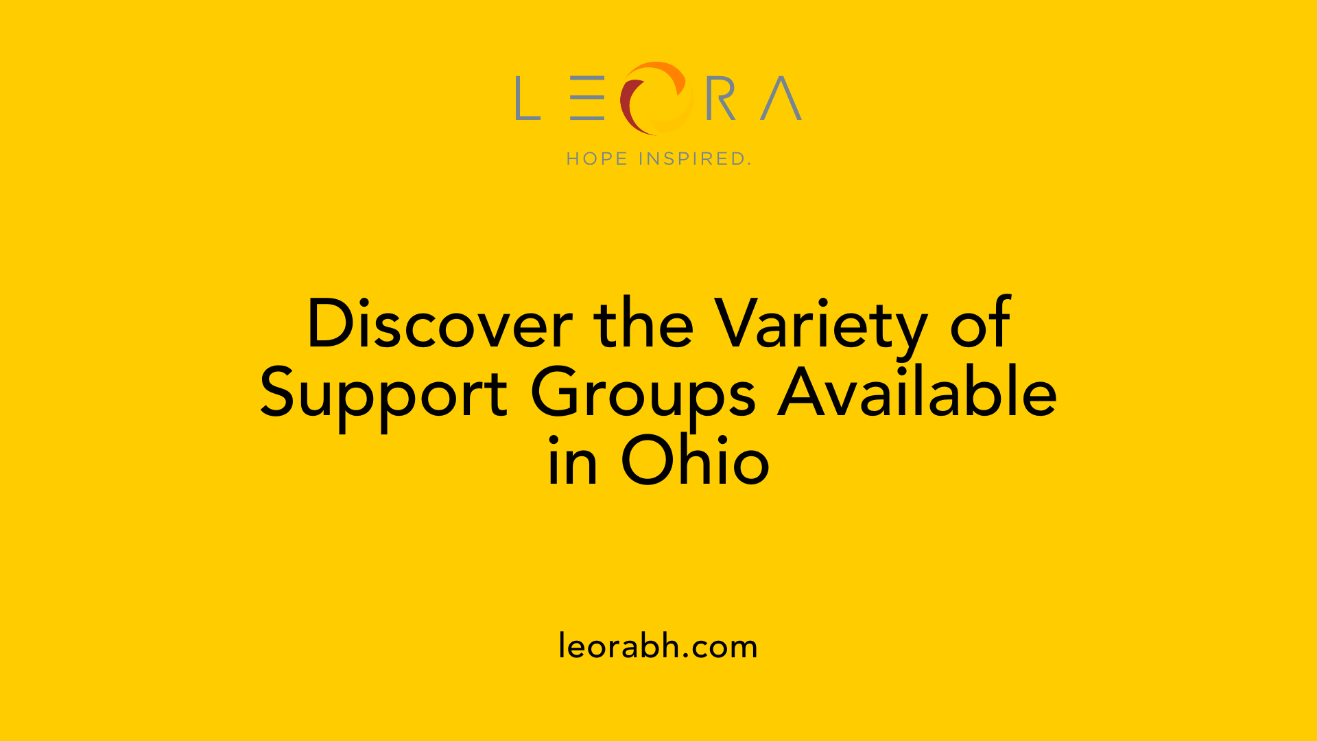 Discover the Variety of Support Groups Available in Ohio