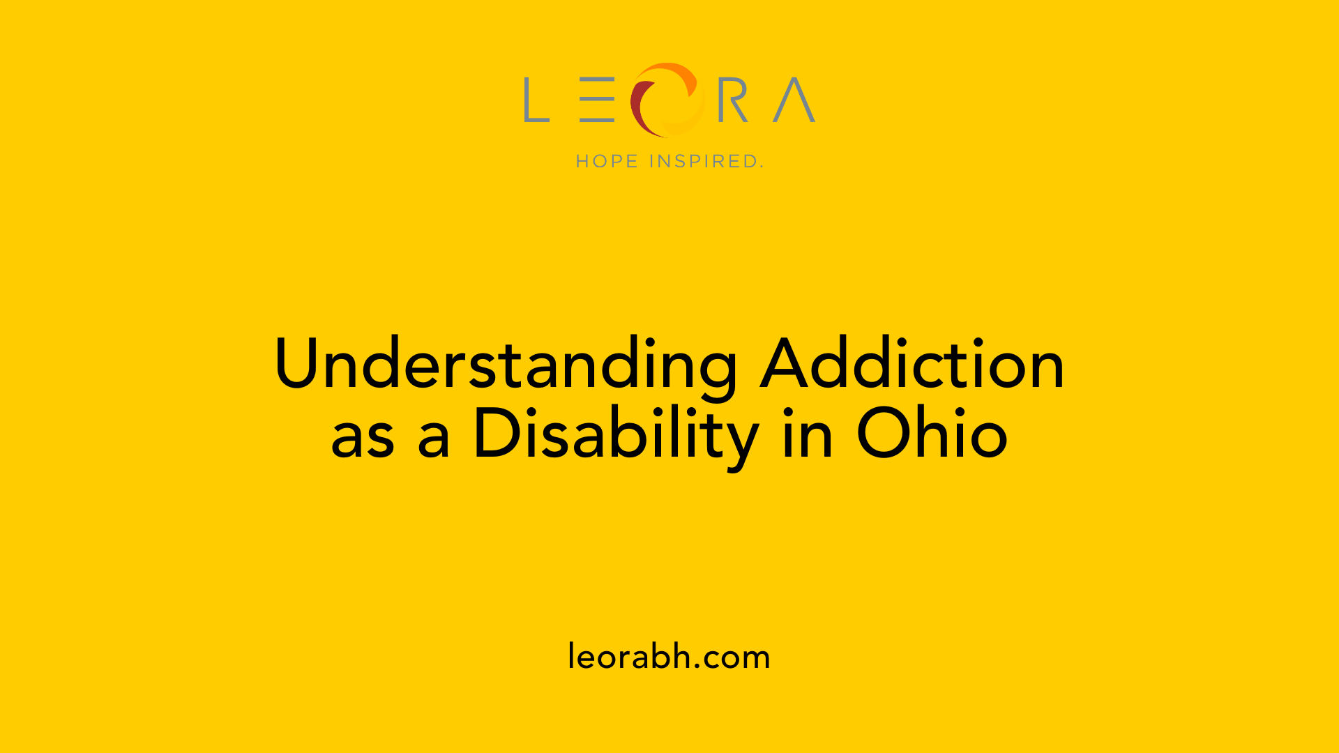 Understanding Addiction as a Disability in Ohio