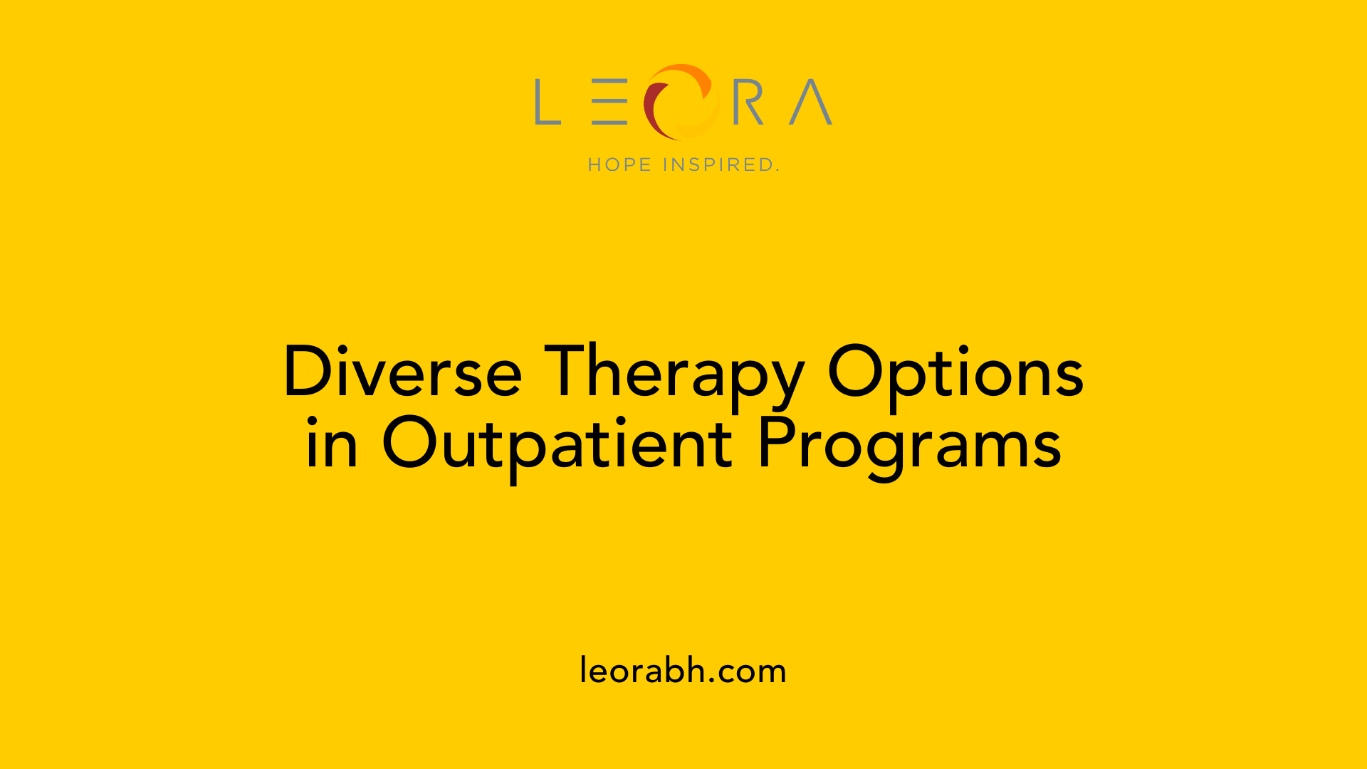 Diverse Therapy Options in Outpatient Programs