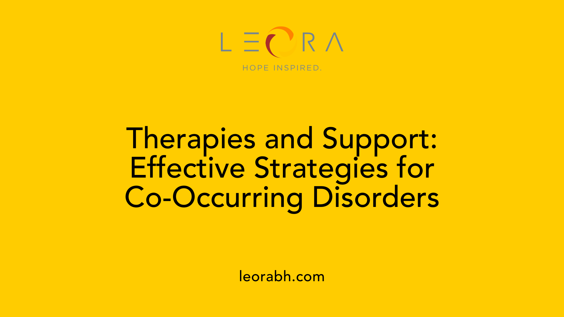 Therapies and Support: Effective Strategies for Co-Occurring Disorders