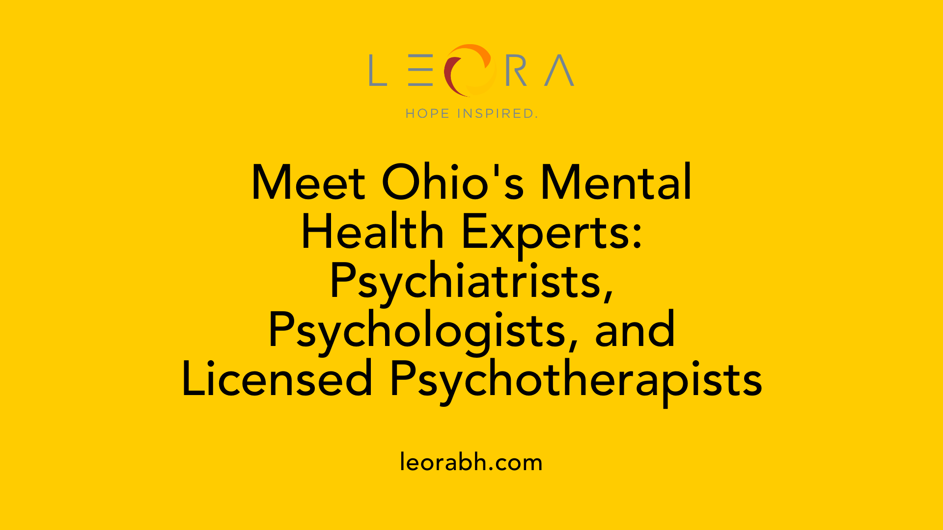 Meet Ohio's Mental Health Experts: Psychiatrists, Psychologists, and Licensed Psychotherapists