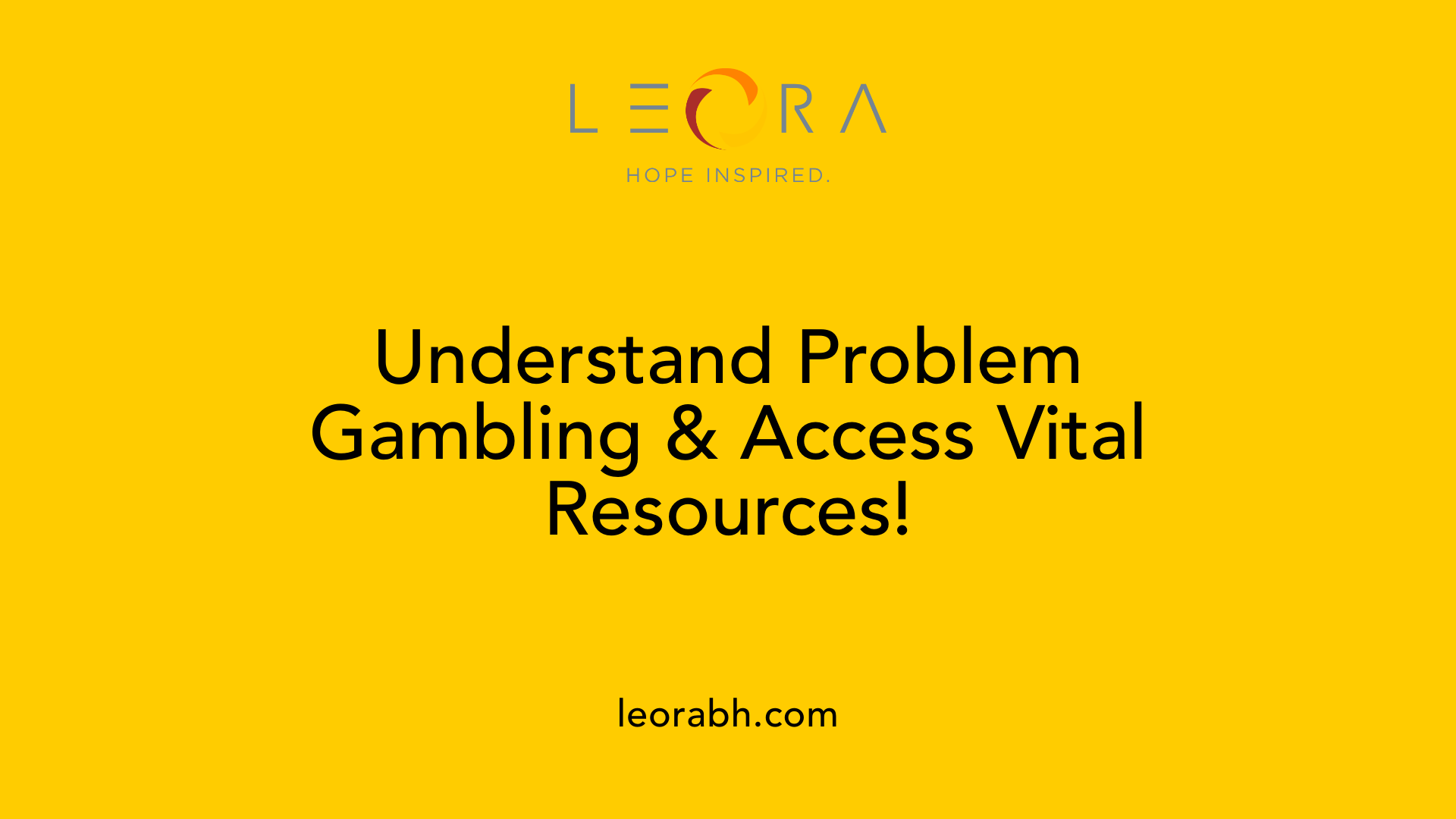Understand Problem Gambling &amp; Access Vital Resources!