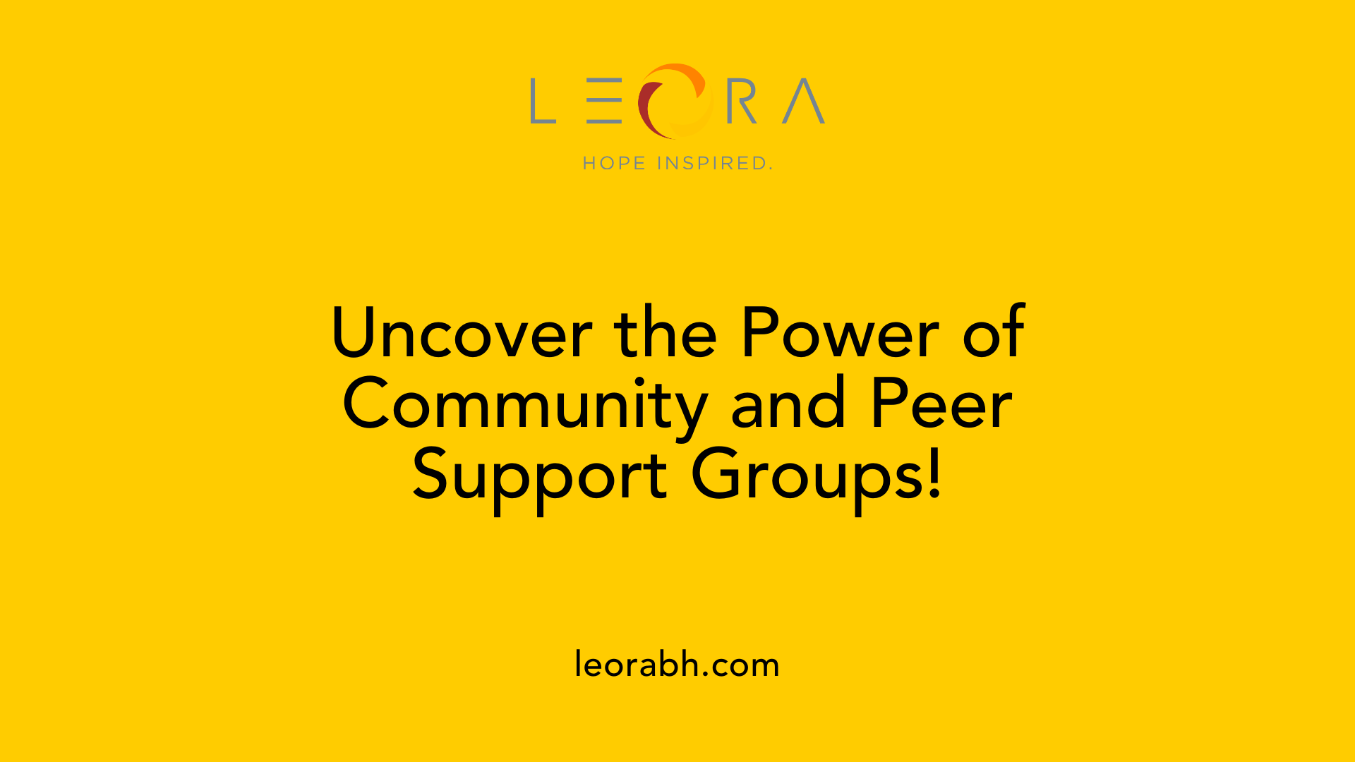Uncover the Power of Community and Peer Support Groups!