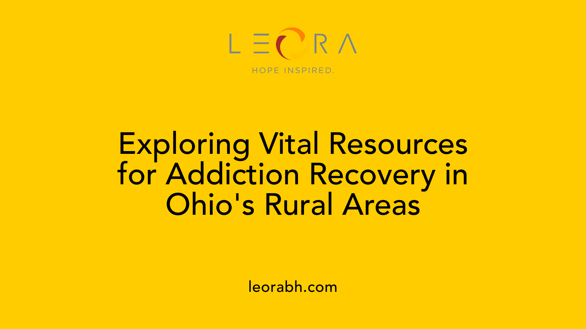 Exploring Vital Resources for Addiction Recovery in Ohio's Rural Areas
